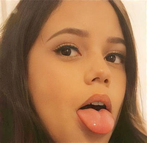 jenna ortega tongue